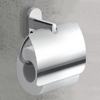 Toilet Paper Holder Chrome Toilet Paper Holder With Cover Gedy 5325-13